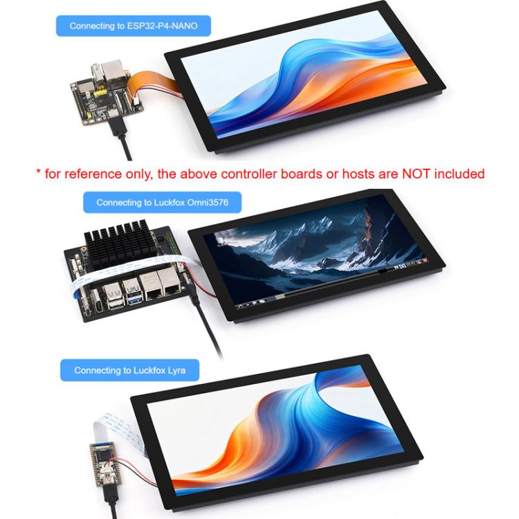 9 inch DSI High Color Gamut Touch Screen 720x1280 Pixel IPS Tempered Glass Panel Support 10 Points Touch, 32772