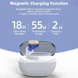 16-Channel Invisible In-Canal Hearing Aids With Smart Noise Reduction Chip & Magnetic Charging Case