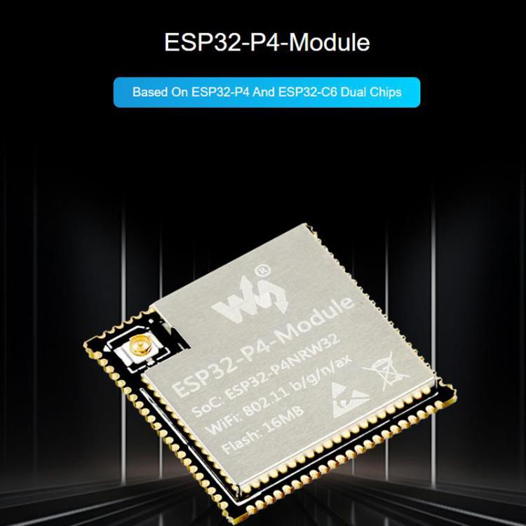 WAVESHARE ESP32-P4-Module Core Board Supports 2.4GHz Wi-Fi And Bluetooth 5.3, 16MB, 32MB