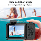 D50 IP68 Waterproof Dual-Screen Selfie Camera HD Outdoor & Underwater Camera