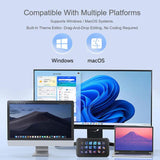 Multi-function AI Voice Control Panel 18 Membrane Display Keys, 32839