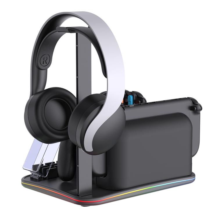 ipega 12-in-1 Multi-Function Charging Dock for Nintendo Switch 2/Switch Joy-Con Charging, Pro Controller Dock, Cooling Fan, Game & Headset Storage Organizer, 12-in-1