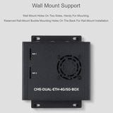 For Raspberry Pi CM5 WAVESHARE Dual Network Port Expansion Board Support 4/5G Communication Module, EU Plug, US Plug, UK Plug