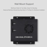 For Raspberry Pi CM5 WAVESHARE Gigabit / 2.5G Dual Network Port Expansion Board Support Access To RJ45 And Dual 4K Outputs, US Plug, EU Plug, UK Plug