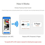 2.13 Inch Passive NFC Red Yellow Black White Ink Screen, 32814