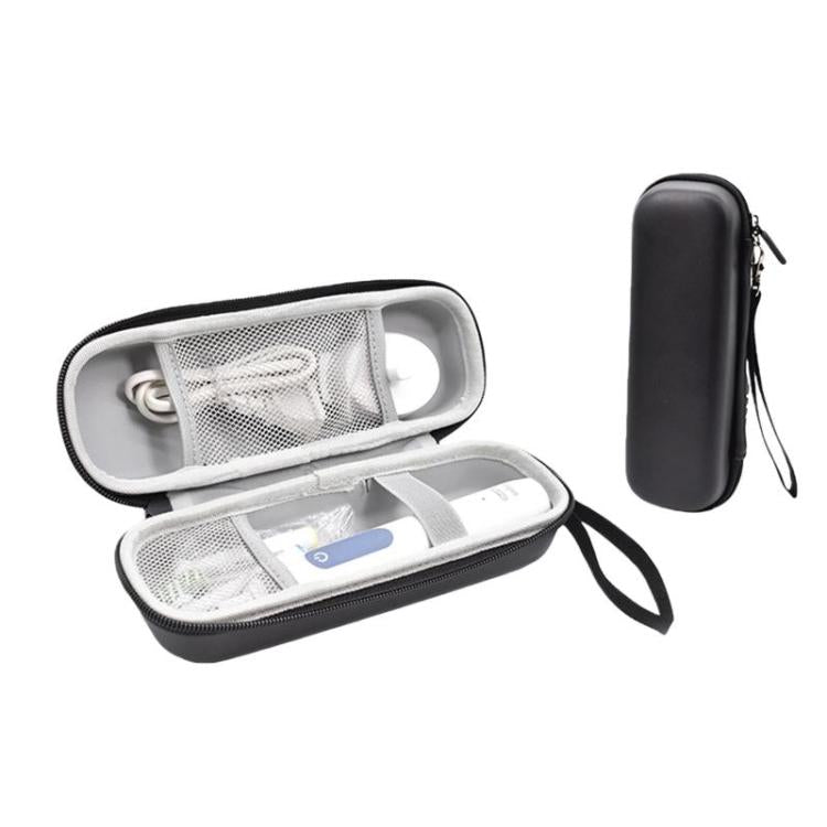 W221 For Oral-B / Philips Electric Toothbrush Storage Bag PU Waterproof Mini Travel Case, For Oral-B / Philips
