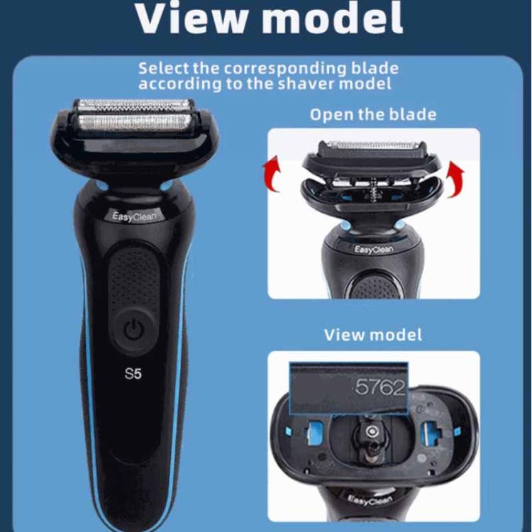 Replacement Shaver Head For Braun Series 8 Shavers 8325S / 8340S / 8350S / 8360CC, 83M