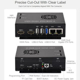 WAVESHARE Gigabit / 2.5G Dual Ethernet Base Board For Raspberry Pi CM5, EU Plug, UK Plug, US Plug