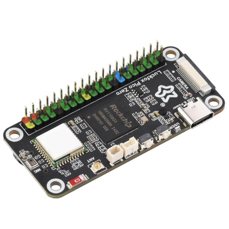 Linux Micro Development Board 1 TOPS Computing Power 8GB EMMC, With Wireless Module, Luckfox Pico Zero