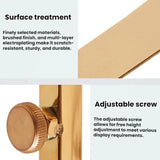 Stainless Steel Shoe Racks High-Heeled Shoe Display Stands, 140x50mm Mirror Finish Adjustable Foot, 140x50mm Rose Gold Adjustable Foot, 140x50mm Black Adjustable Foot, 140x50mm Titanium Adjustable Foot, Black Adjustable Foot, Square/Round Black        ...