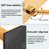 Stainless Steel Shoe Racks High-Heeled Shoe Display Stands, 140x50mm Mirror Finish Adjustable Foot, 140x50mm Rose Gold Adjustable Foot, 140x50mm Black Adjustable Foot, 140x50mm Titanium Adjustable Foot, Black Adjustable Foot, Square/Round Black        ...