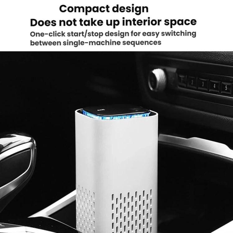 Car Air Purifier Home Office Desktop Negative Ion Compact USB Odor Purifier, A1