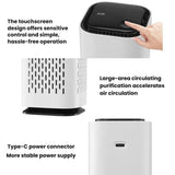 Car Air Purifier Home Office Desktop Negative Ion Compact USB Odor Purifier, A1
