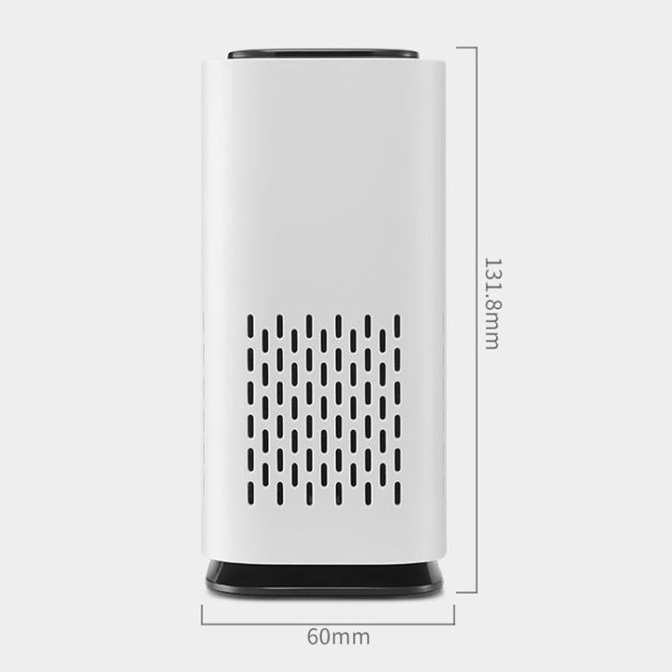 Car Air Purifier Home Office Desktop Negative Ion Compact USB Odor Purifier, A1