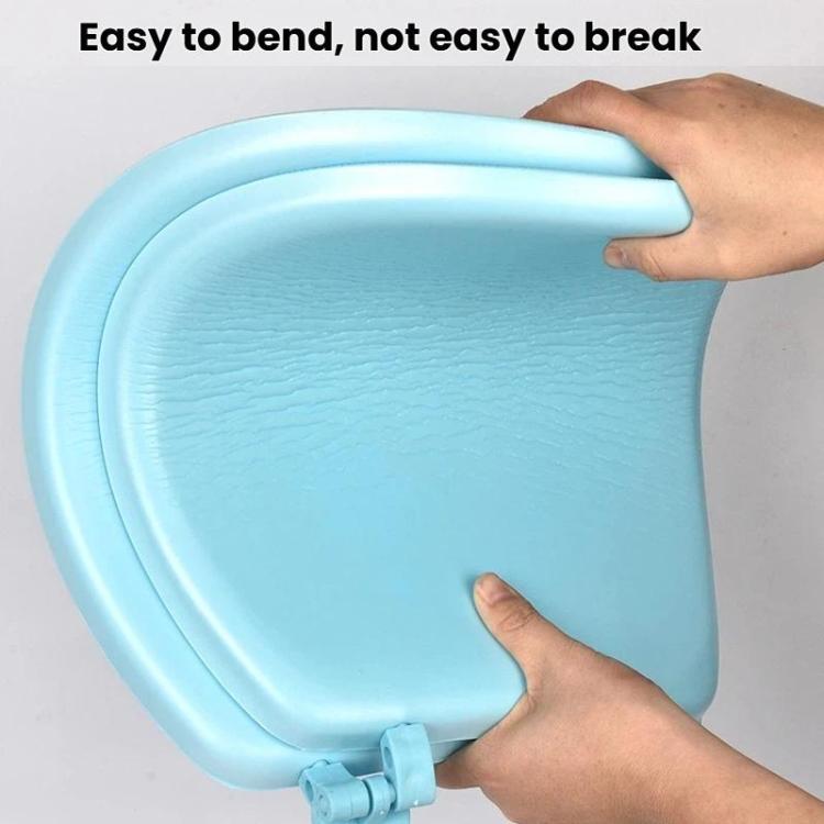 Thickened EAV Toilet Cover Foam Soft Toilet Cover, White O-shaped, Blue O-shaped, White V-shaped, Blue V-shaped