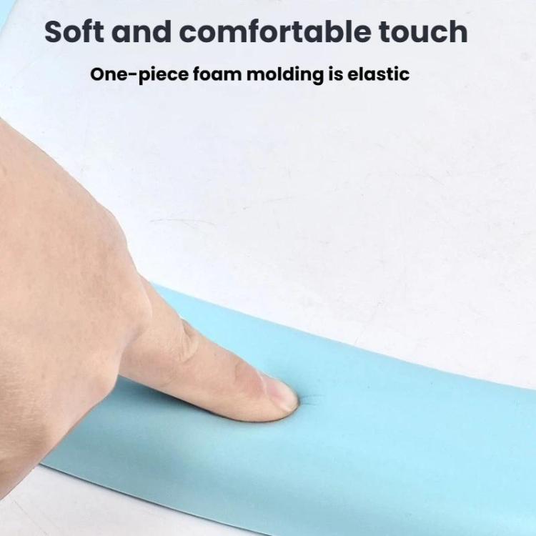 Thickened EAV Toilet Cover Foam Soft Toilet Cover, White O-shaped, Blue O-shaped, White V-shaped, Blue V-shaped