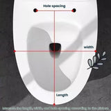 Thickened EAV Toilet Cover Foam Soft Toilet Cover, White O-shaped, Blue O-shaped, White V-shaped, Blue V-shaped