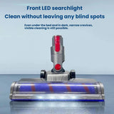 Soft Roller and Direct-Drive Brush Head Combo with LED, For Dyson V10 Slim / V12 Slim, For Dyson V7 / V8 / V10 / V11 / V15 / V8 Slim, For Dyson V6