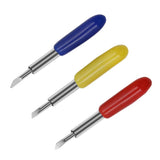 10pcs For Roland Engraving Cutter Engraving Machine Accessories Consumables Engraving Machine Cutter, 30 Degrees Yellow, 45 Degrees Red, 60 Degrees Blue