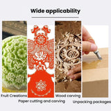 2pcs Capsule Engraving Knife Mini Portable Keychain Brass Small Engraving Knife, Gold+Silver