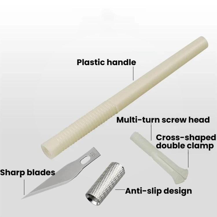 13pcs /Set Handbook Paper Cutting Carving Knife Rubber Stamp Tool Art Knife