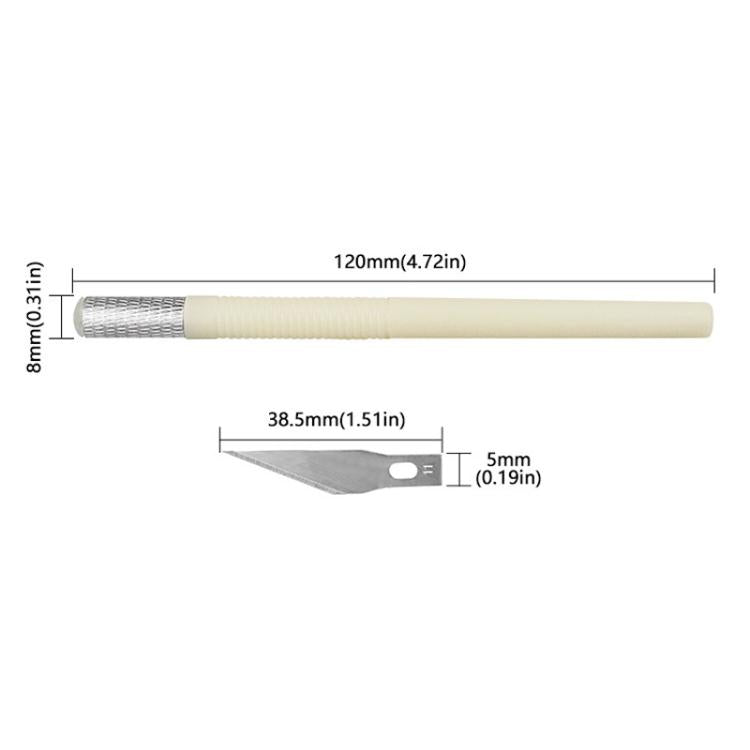 13pcs /Set Handbook Paper Cutting Carving Knife Rubber Stamp Tool Art Knife