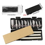13pcs /Set Handbook Paper Cutting Carving Knife Rubber Stamp Tool Art Knife