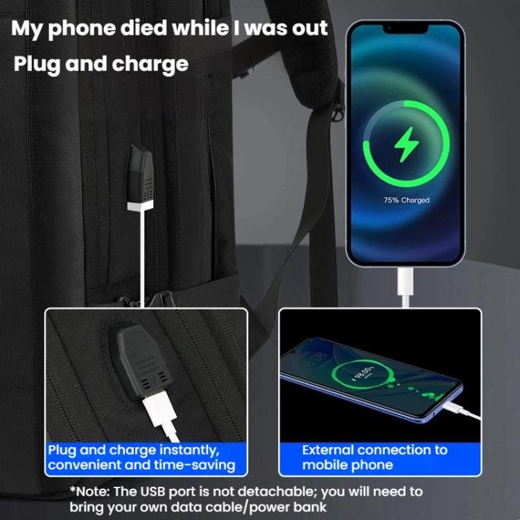 KINGSGEAR Commuting Business Traveling Backpack Large Capacity Luggage Computer Bag