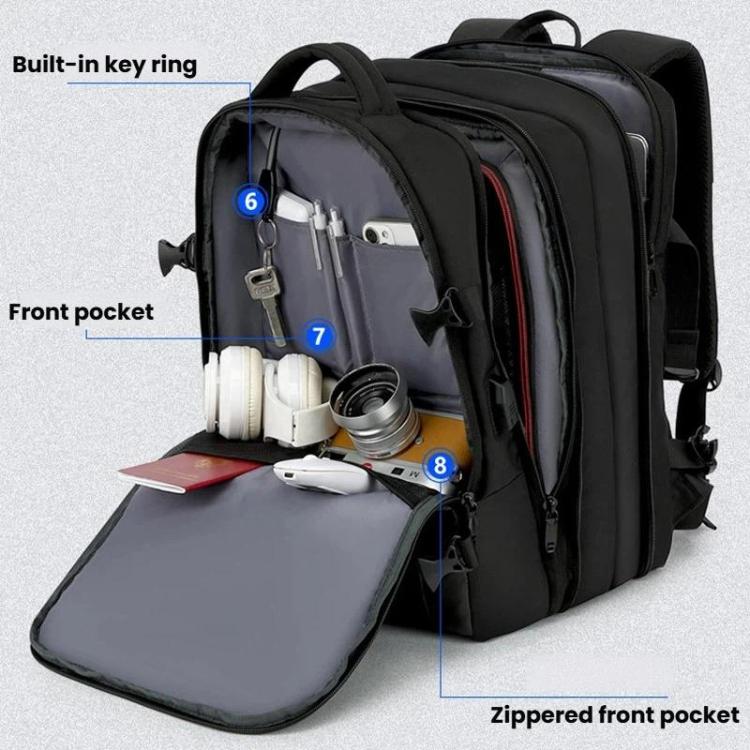 KINGSGEAR Commuting Business Traveling Backpack Large Capacity Luggage Computer Bag