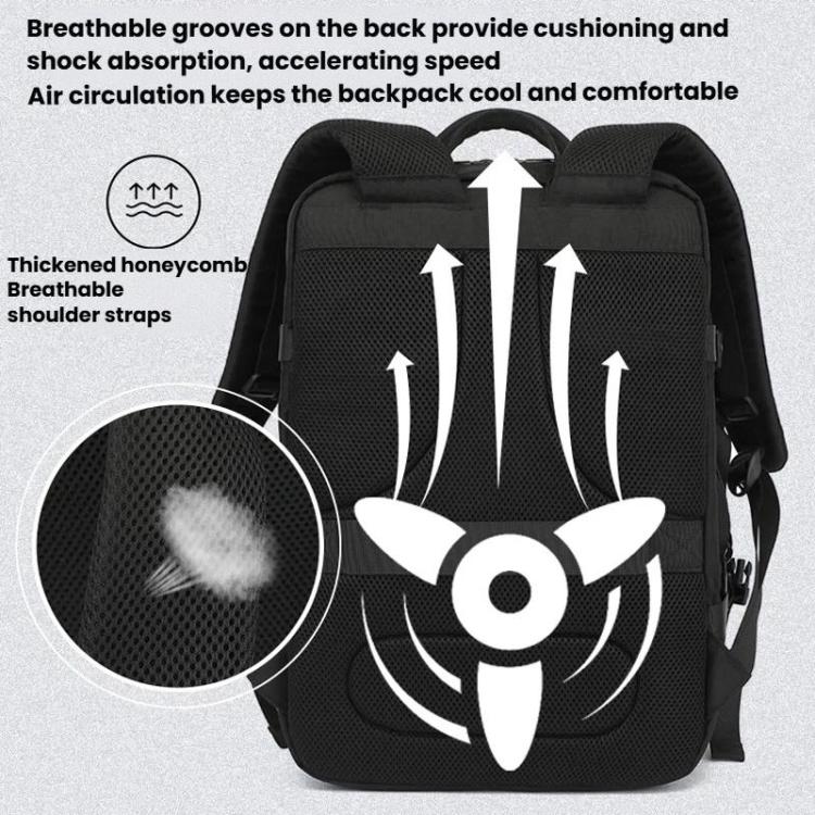 KINGSGEAR Commuting Business Traveling Backpack Large Capacity Luggage Computer Bag