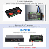 Control Board With 8-Channel Digital Input & Output, Built-In Xtensa 32-Bit LX7 Dual-Core Processor, Waveshare ESP32-S3-POE-ETH-8DI-8DO