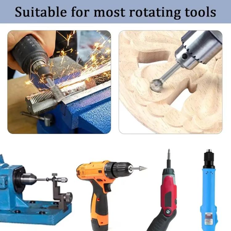 20pcs /Pack 6mm Shank Diamond Grinding Heads Jade Carving Tools Grinding Needles Diamond Grinding Rods, 20pcs