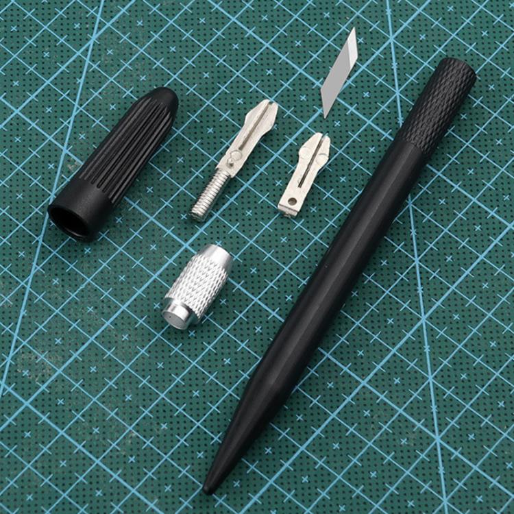 14pcs /Set Rubber Stamp Paper Cutting Carving Knife DIY Fruit Carving Knife, Pink, Black, Green