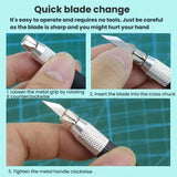 14pcs /Set Rubber Stamp Paper Cutting Carving Knife DIY Fruit Carving Knife, Pink, Black, Green