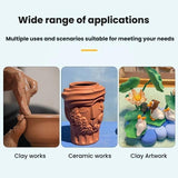 3pcs Pottery Clay Handmade Pottery Sculpting Tools Plastic Clay Embossing Tools, 3pcs Sculpting Tools