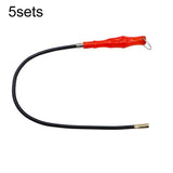 5sets Bent-Head Flexible Hose Magnetic Rod Screw Retriever, Bent-Head Flexible Hose