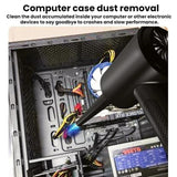 Computer Case Keyboard Cleaning USB Rechargeable Handheld Dust Blower, 2000mAh x 3, 2000mAh x 2