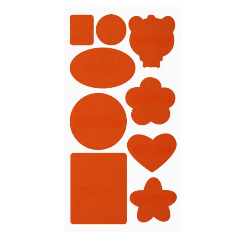 10sets Leather Repair Patches For Sofas Chairs And Car Seats, Style A White, Style A Black, Style A Orange, Style A Blue, Style A Light Brown, Style B White, Style B Black, Style B Orange, Style B Blue, Style B Light Brown