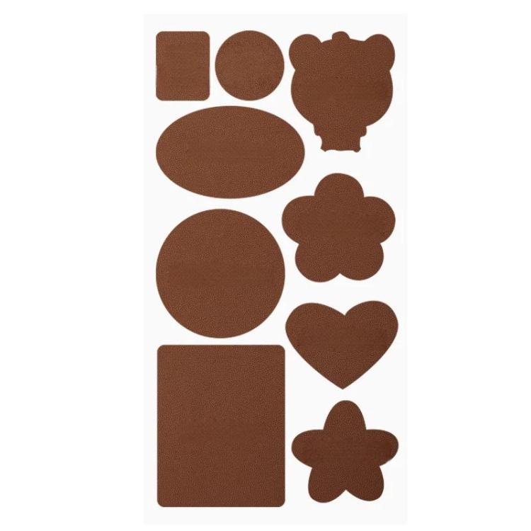 10sets Leather Repair Patches For Sofas Chairs And Car Seats, Style A White, Style A Black, Style A Orange, Style A Blue, Style A Light Brown, Style B White, Style B Black, Style B Orange, Style B Blue, Style B Light Brown