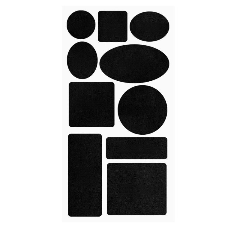 10sets Leather Repair Patches For Sofas Chairs And Car Seats, Style A White, Style A Black, Style A Orange, Style A Blue, Style A Light Brown, Style B White, Style B Black, Style B Orange, Style B Blue, Style B Light Brown