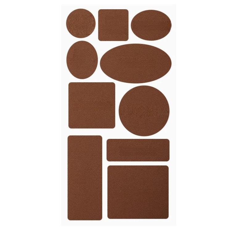 10sets Leather Repair Patches For Sofas Chairs And Car Seats, Style A White, Style A Black, Style A Orange, Style A Blue, Style A Light Brown, Style B White, Style B Black, Style B Orange, Style B Blue, Style B Light Brown