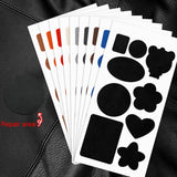 10sets Leather Repair Patches For Sofas Chairs And Car Seats, Style A White, Style A Black, Style A Orange, Style A Blue, Style A Light Brown, Style B White, Style B Black, Style B Orange, Style B Blue, Style B Light Brown