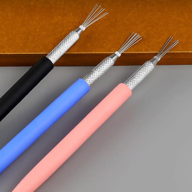 3pcs Soft Pottery Clay Modeling Sculpting Tools Clay Texture Brush DIY Making Aids, 3pcs Texture Brush