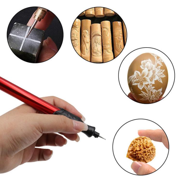 Aluminum Alloy USB Speed Adjustable Electric Grinder Pen 5V Metal Engraving and Carving DIY Tool