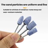10pcs /Set 3mm Shank Flint Wheel Sanding Head Polishing Head, 10pcs /Set Pink, 10pcs /Set Blue