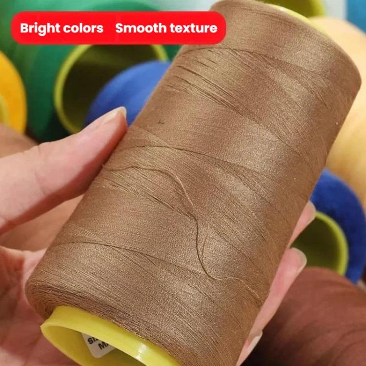 Household Sewing Thread Fine Polyester Thread For Sewing Clothes, Extra Large Volume White 701, Extra Large Volume Black 325, Medium Volume White 701, Medium Volume Black 325, Medium Volume Bleached 301, White 701, Brown 870, Black 325, Gray 366