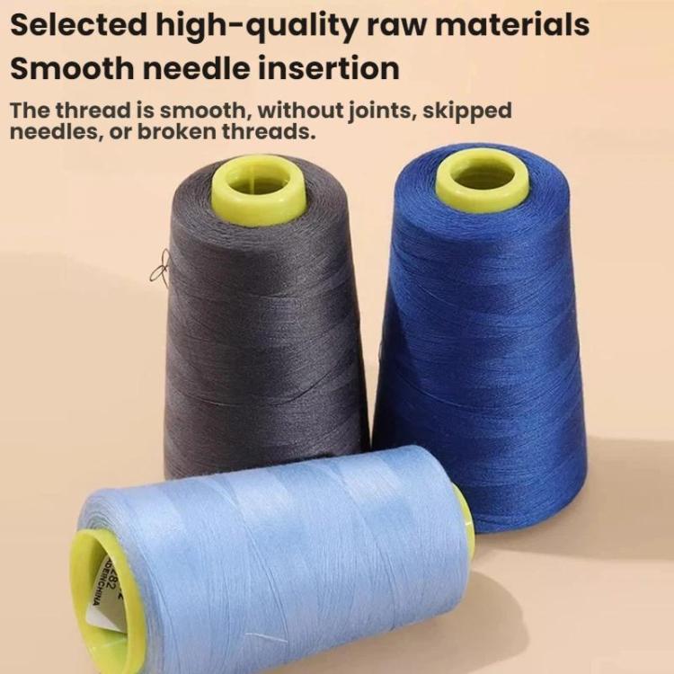 Household Sewing Thread Fine Polyester Thread For Sewing Clothes, Extra Large Volume White 701, Extra Large Volume Black 325, Medium Volume White 701, Medium Volume Black 325, Medium Volume Bleached 301, White 701, Brown 870, Black 325, Gray 366