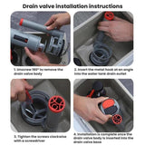 Toilet Tank Universal Flush Waterer Toilet P, Water Inlet Valve, 20cm Drainage Valve, 24cm Drainage Valve, 28cm Drainage Valve, Water Inlet Valve+20cm Drainage Valve, Water Inlet Valve+24cm Drainage Valve, Water Inlet Valve+28cm Drainage Valve         ...