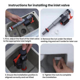 Toilet Tank Universal Flush Waterer Toilet P, Water Inlet Valve, 20cm Drainage Valve, 24cm Drainage Valve, 28cm Drainage Valve, Water Inlet Valve+20cm Drainage Valve, Water Inlet Valve+24cm Drainage Valve, Water Inlet Valve+28cm Drainage Valve         ...