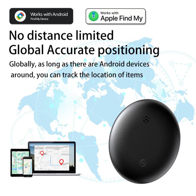 Pet Cat Tracker Collar With S10 GPS Locator, Compatible with Apple Find My, Compatible with Google Find My, Dual System for iOS & Android